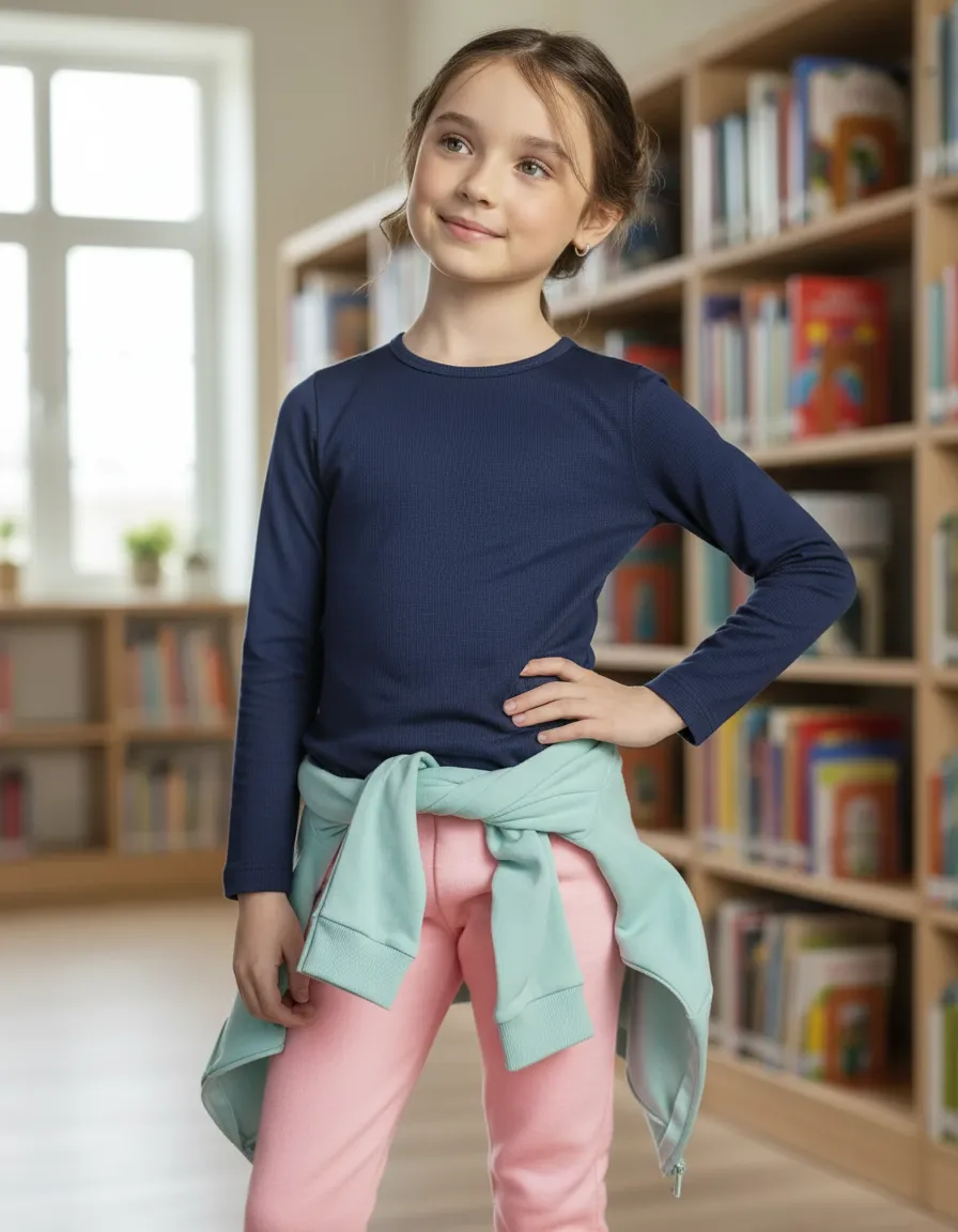 Camiseta Térmica Inverno Infantil Unissex Brandili