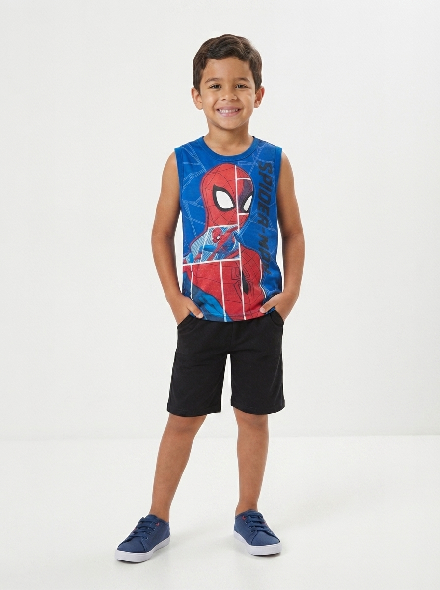 Conjunto Regata Homem  Aranha Brandili.