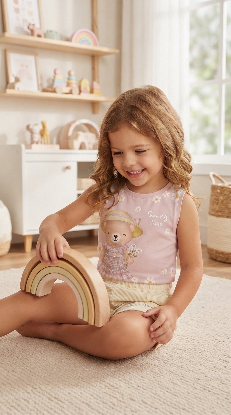 conjunto verão menina 3 anos