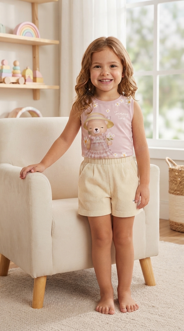 conjunto verão menina 3 anos