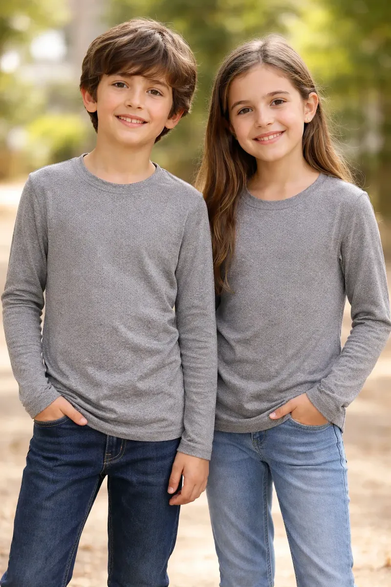 Camiseta Térmica Inverno Infantil Unissex Brandili
