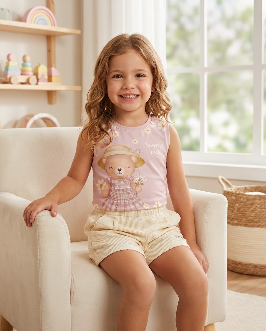 conjunto verão menina 3 anos