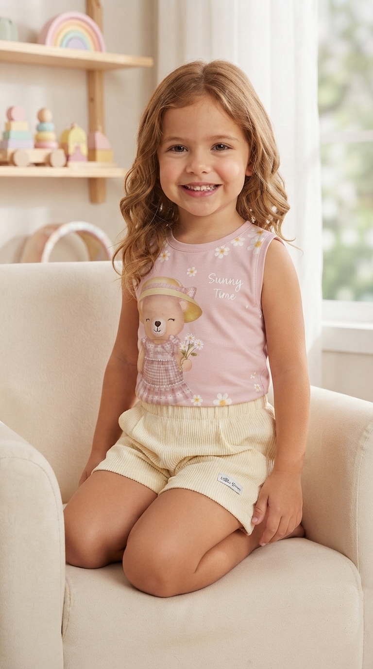 conjunto verão menina 3 anos